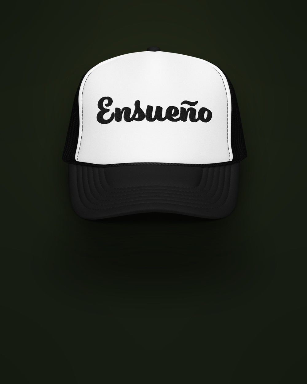 Ensue&ntilde;o hat — Black & White