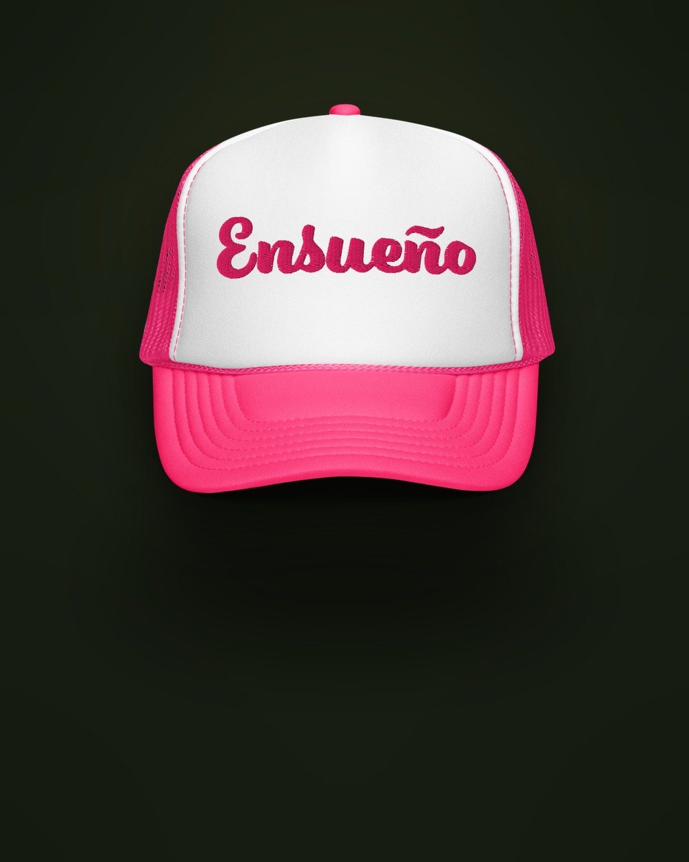 Ensue&ntilde;o hat — Hot Pink