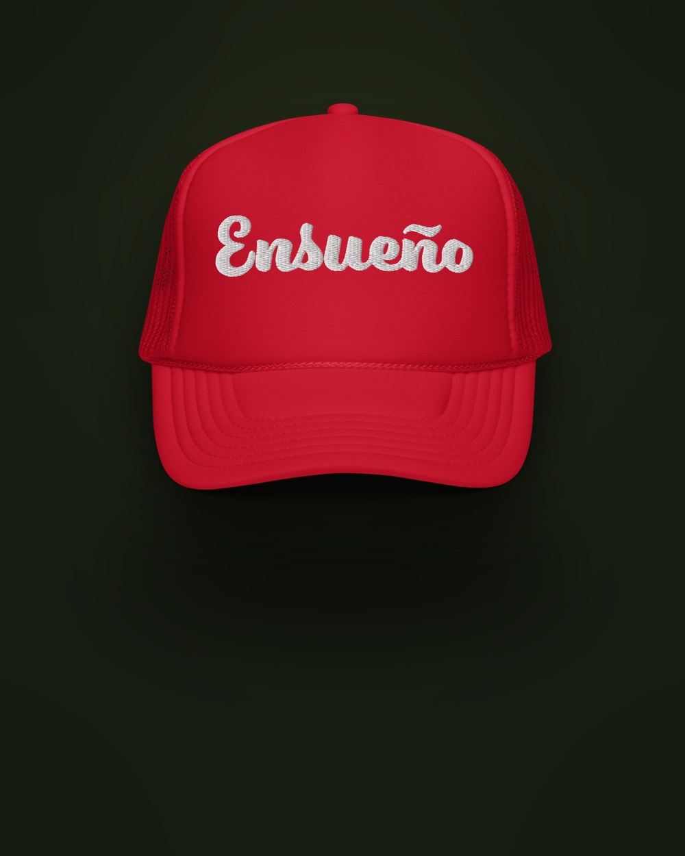 Ensue&ntilde;o hat — Red