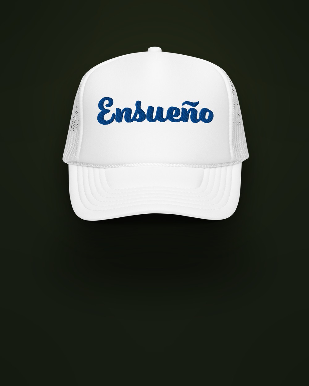 Ensue&ntilde;o hat — White